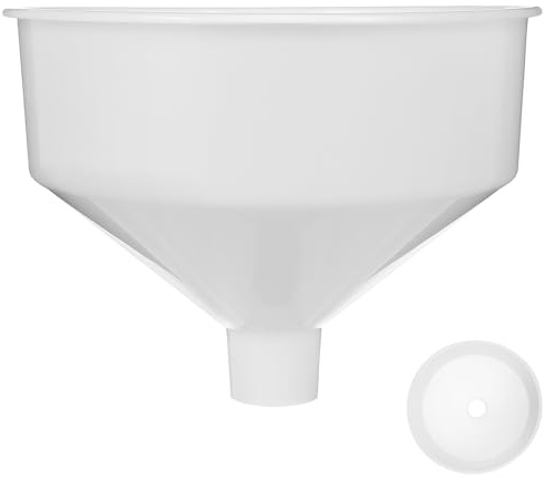 GALPADA Wide Neck Plastic Funnel for Beer Filling 26X26X20Cm for Beverage and Oil Dispensing