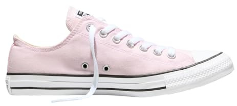Converse Chuck Taylor All Star Canvas Low Damen Sneaker 40 EU OX Low Top Leicht Canvas Atmungsaktiv Lifestyle Casual Streetwear Gummisohle Kultmodell Hellrosa