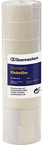 Soennecken Klebefilm 5846 19mmx10m transparent 8 St./Pack.