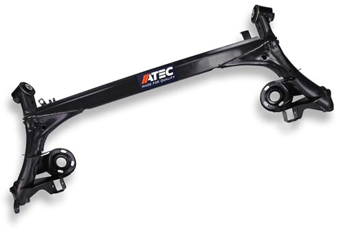ATEC Germany 1x Soporte del motor trasero viga del eje AUDI A3 (8L1), SEAT LEON (1M1), TOLEDO (1M2) (KG3), SKODA OCTAVIA 1 (1U2)(1U5), RAPID, ROOMSTER, VW BORA (1J2) (1J6), GOLF 4, NEW BEETLE