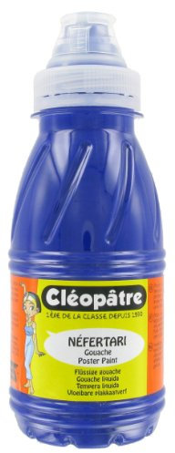 Cleopatre - PGN250-3 - Pintura guache Nefertari Premium - Frasco de 250 ml - Azul ultramar
