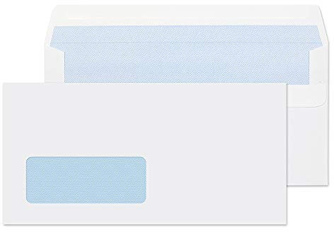 Blake Purely Everyday DL 110 x 220 mm 80gsm Self Seal Window Envelopes (FL2884) White - Pack of 1000