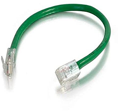 Legrand - C2G Cat6a Ethernet Cable, Non-Booted Patch Cable, Green Network Patch Cable, 6 Inch Unshielded Ethernet Network Cable, 1 Count, C2G 00964