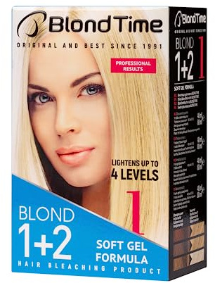Blond Time Haar Bleichmittel Produkt 1 + 2 Professionelle Ergebnisse