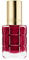 L'Oréal Paris Color Riche Le Vernis Nagellack mit Öl in Dunkelrot / Pflegender Farblack in Bordeauxrot mit Glanz-Effekt /# 550 Rouge Sauvage / 1 x 14ml