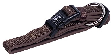 Nobby Halsband Classic Preno, braun/braun L: 30-45 cm, B: 20/25 mm, 1 Stück