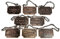 Copper Liquor Decanter Tags / Labels Set of Eight - Whiskey, Bourbon, Scotch, Gin, Rum, Vodka, Tequila and Brandy - Copper Colored - Adjustable Chain Fits Most Bottles (Copper)