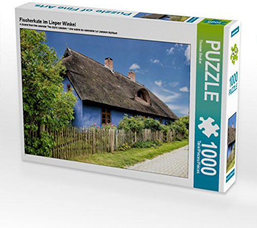 CALVENDO Puzzle Fischerkate im Lieper Winkel 1000 Teile Puzzle quer | 1000 Teile Lege-Größe 64 x 48 cm Foto-Puzzle für glückliche Stunden