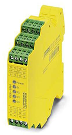 PHOENIX CONTACT PSR-SPP-24DC/SIM4 Schnittstellenmodul für Den Anschluss Mehrerer Sicherheitssensoren, Steckbare Push-in-Klemme