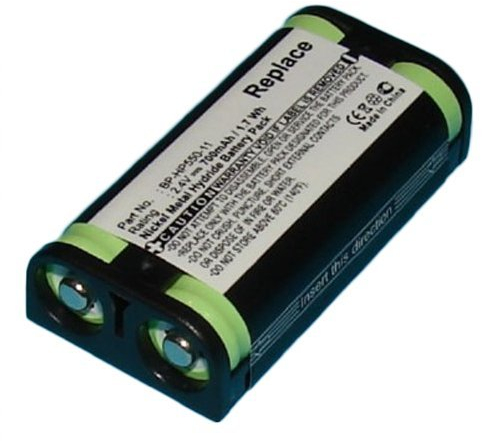 Sony BP-HP550-11 schnurloser Telefon-Akku Ni-MH, 2,4 Volt, 700 mAh - Ultra Hi-Kapazitäts-Ersatzakku für SONY MDR-RF800/900 Akku