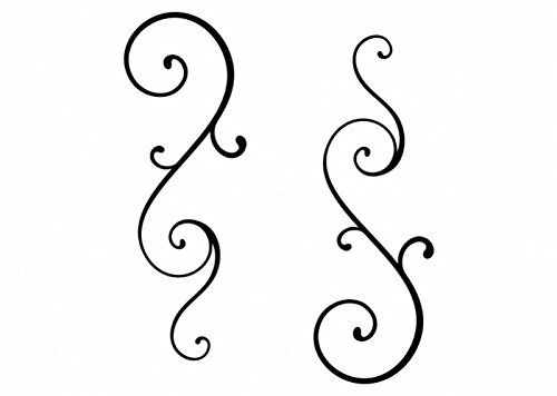 Wandtattooladen Wandtattoo - Oriental Ornament - 2er Set Größe:15x45cm Farbe: schwarz