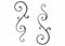 Wandtattooladen Wandtattoo - Oriental Ornament - 2er Set Größe:15x45cm Farbe: schwarz