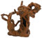 Hobby Scaping Root 2, künstliche Dekoration für Aquarien und Terrarien, 23 x 21 x 28 cm