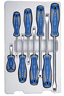 KING TONY 30118MR Jeu de Tournevis à Fente, Set de 8