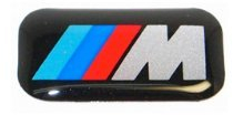 Original BMW M-Badge Leichtmetallrad selbstklebend Aufkleber Emblem (36 11 2 228 660)