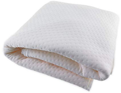 Direct Manufacturing Coolmax - Coprimaterasso in memory foam, con cerniera, 140 x 200 cm