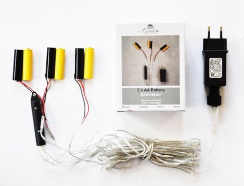 Coen Bakker Batterie Adapter 3 x 2 AA Mignon Batterien 3,2V Wandler 4m Kabel Netzteil