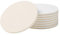 Hem Studio feltro Sottopiatto bicolore,Weiß, 10.5cm (8er Set)