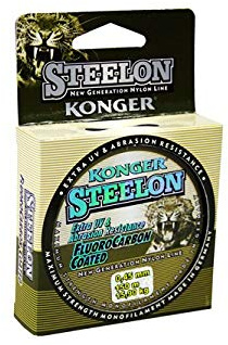 Konger Angelschnur STEELON FLUOROCARBON Spule 150m Monofile (0,45mm / 15,90kg)