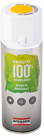 AREXSONS | Smalto 100% Acrilico, Effetto Speciale Fluorescente, Colore Arancio 400 ml, Senza Ammoniaca, Colore Resistente e Brillante