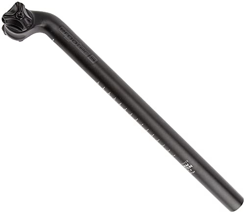 ErgoTec Unisex – Erwachsene Viper Patentsattelstütze, Schwarz, Ø 31.6 mm