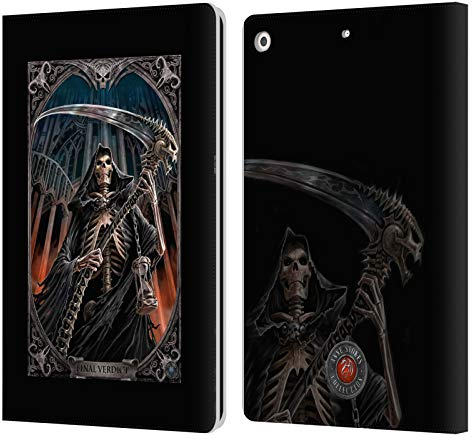 Head Case Designs Officially Licensed Anne Stokes Final Verdict Tribal Leather Wallet Case Compatible With Apple iPad 10.2 2019/2020/2021