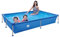 Piscina rettangolare con telaio in acciaio, 228 x 159 x 42 cm