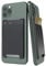 EAZY CASE Kartenhalter für Smartphones, Starkhaftendes Kartenetui, selbstklebend, Kartenfach für das Handy, Kartenhülle, Halterung für Ausweise, Halter für Kreditkarte, EC-Karte, Schwarz