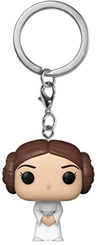 Funko Pop! Keychain: Star Wars - Princess Leia - Prinzessin Leia - Neuartiger Schlüsselanhänger - Vinyl-Minifigur Zum Sammeln - Strumpffüller - Geschenkidee - Offizielle Handelswaren