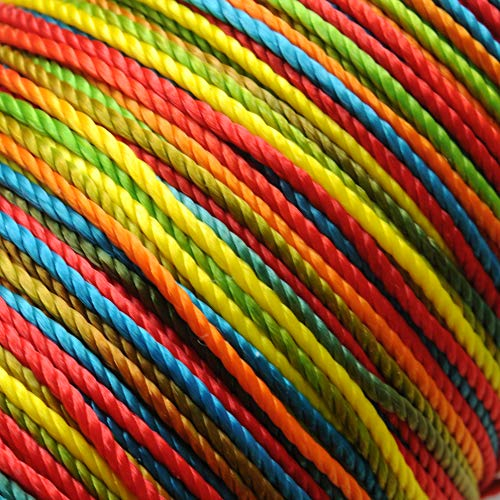 Ganzoo Takel-Garn, Takel-Cord Faden Dip-Dye für Armband, Hunde-Leine, Halsband, 40 Meter auf der Spule (Parrot)