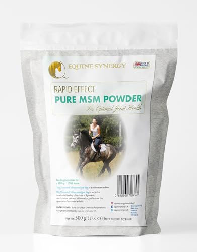 Equine Synergy MSM for Horses and Ponies - 100% Pure MSM Powder for Maintaining Optimal Joint Health