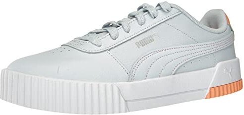 PUMA Damen Carina L Sneakers, Weiß Arctic Ice Arctic Peach Pink, 38 EU