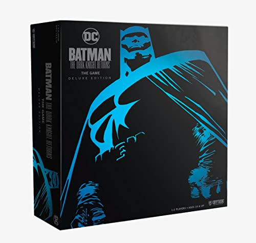 Cryptozoic - Batman: The Dark Knight Returns - The Game (Deluxe Edition) - Mit 17 exklusiven Miniaturen - Solo-Brettspiel - Basierend auf den Comics - Ab 14 Jahren - Für 1-2 Spieler - Englisch