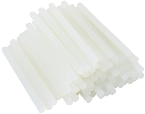 Generic Hot Glue Sticks 7mm x 100mm, Clear Melt Glue Gun Sticks, Strong Adhesive Glue Sticks for Glue Gun - Pack of 100