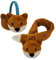Gifts Treat Jungen Mädchen Ohrenschützer Kinder Verstellbare Ohrenschützer Ohrwärmer mit Tiermuster Braun, M