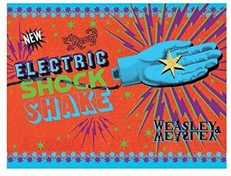 Harry Potter Electric Shock Shake Impression sur toile Orange/bleu 30 x 40 cm