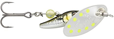 Savage Gear Sticklebait Spinner - Spinnköder, Größe/Gewicht/Farbe:Gr. 1/4.5g / Green Silver Ayu