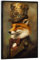 artboxONE Poster mit schwarzem Rahmen 30x20 cm Tiere Steampunk Fuchs - Bild Fuchs Fuchs Gentleman
