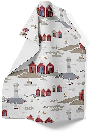 Arvidssons Textil Kust Weiß Geschirrtuch 46x70 cm