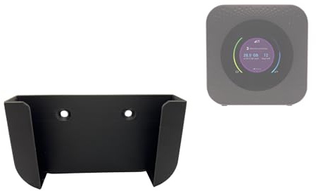 3DHerb Wandhalterung kompatibel mit Netgear Nighthawk M1 M2 M5 Router Halterung für die schnelle und einfache Montage an der Wand im Wohnwagen usw. KLEBEN oder Schrauben- Made in Germany