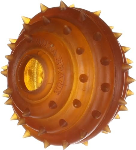 Flamingo Hundespielzeug – Noppenball braun – Naturkautschuk – 9 × 9 × 7 cm