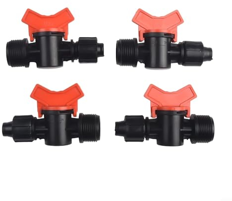 Stabiler Kugelhahn, perfekt für die rikulturelle Bewässerung, für PE PiFor PE 16 mm bis 30,5 cm (16 mm bis 3/4 Zoll)