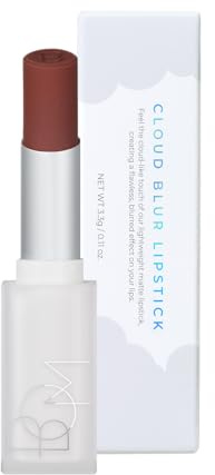 BOM Cloud Blur Lipstick #05 Whisky Brown – Koreanischer Matter Samt Lippenstift Lang Haltbar, Blurred Finish, Pflegende Öle, Leichter Komfort, Farbe Braun, Langer Komfort, Satte Farbe | K-Beauty