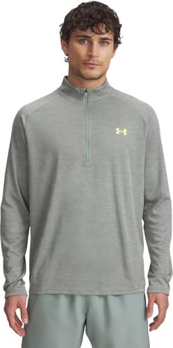 Under Armour UA Tech Textured 1/2 Zip-GRN - M