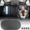 Rierousy Sonnenschutz Auto Heckscheibe 50X100 cm Sonnenschutz Auto Baby mit 4 Saugnäpfen Sonnenblende für Heckscheibe Universelle Mesh-Heckscheibenblende Fenster Sonnenschut