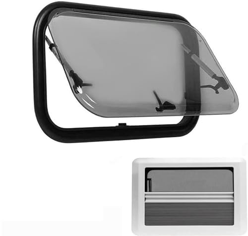 ZIXIAOS Wohnwagen-Fenster, Wohnmobil-Fenster, Getöntes Schiebefenster, Klappfenster, Insektenschutz, Sonnenschutz, Wohnmobil-Fenster,800 * 500cm