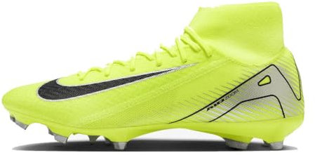 Nike Herren Zoom Superfly 10 Acad Fg/Mg Fussballschuh, Volt/Black, 39 EU