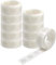 FSSTUD 3000 Pcs 10mm Clear Balloon Glue Points Double Sided Glue Stickers Scrapbook Sticky Dots Adhesive Dots Roll Craft Glue Tape for Party Wedding Decoration