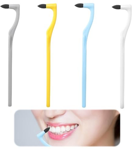 JJUNW Quitamanchas dentales, herramienta de placa dental, borrador de sarro, pulidor profesional de blanqueamiento de dientes, kit de limpieza para blanqueamiento de dientes, pulido y cuidado bucal (4