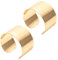 Gold Cuff Bracelets for Women, 2 PCS Wide Open Chunky Adjustable Wrist Cuff Bracelet, Arm Cuff Jewelry Accessories